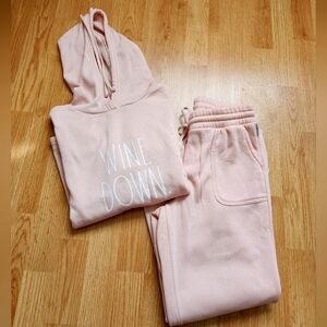 Pink Hoodie and Joggers Set